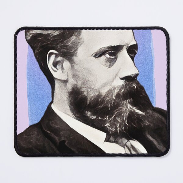 Item preview, British Poet William Ernest Henley - purple pink - illustration  designed and sold by Litstoy.