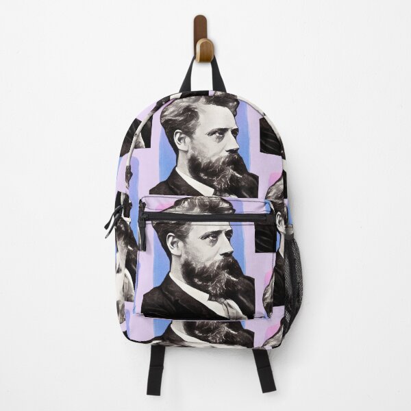 Item preview, British Poet William Ernest Henley - purple pink - illustration designed and sold by Litstoy.