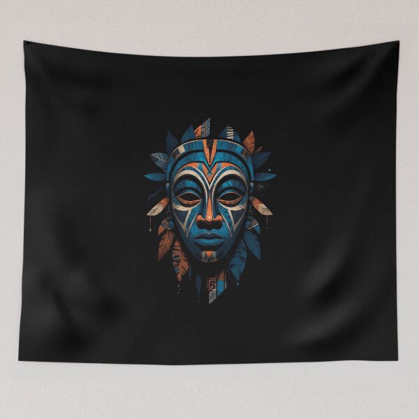 Item preview, An Abstract Cubism-Inspired Design Depicting An Ancient African Mask designed and sold by Adelberton.