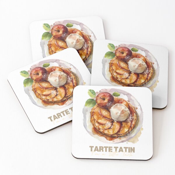 Item preview, French Tarte Tatin Sticker - Watercolor Pastry Delight designed and sold by Lexa Pix.