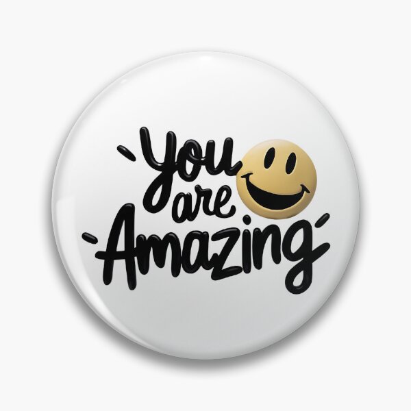 Item preview, Minimalist Smiley Face - You Are Amazing Print designed and sold by PrintableByZaah.