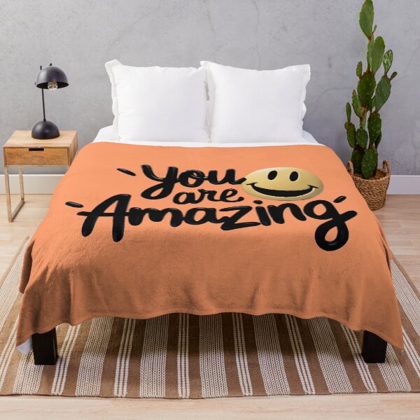 Item preview, Minimalist Smiley Face - You Are Amazing Print designed and sold by PrintableByZaah.