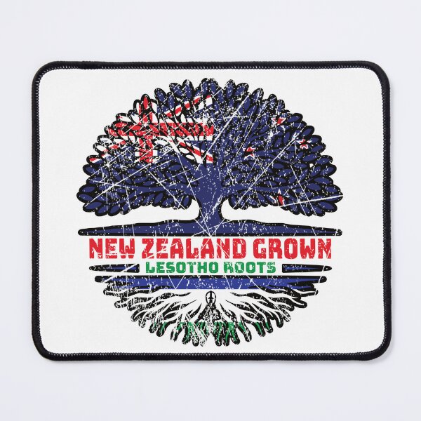 Item preview, Lesotho New Zealander New Zealand Tree Roots Flag designed and sold by FlagX.