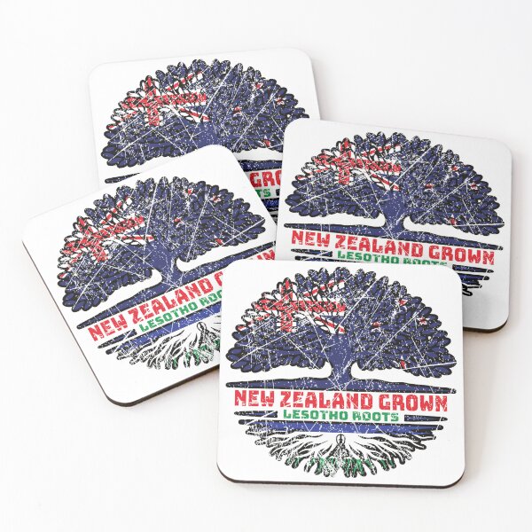Item preview, Lesotho New Zealander New Zealand Tree Roots Flag designed and sold by FlagX.