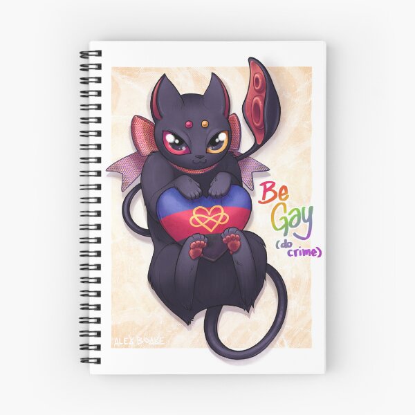 Item preview, Polyamorous Pride Eldritch Kitty Roli designed and sold by Alex Boake.