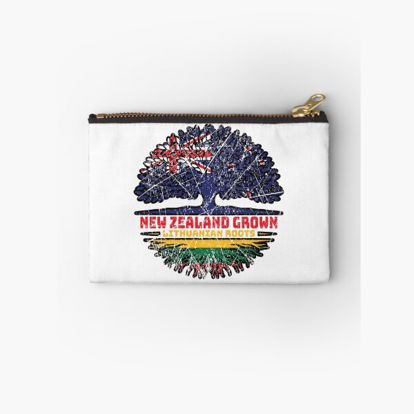Item preview, Lithuania Lithuanian New Zealander New Zealand Tree Roots Flag designed and sold by FlagX.