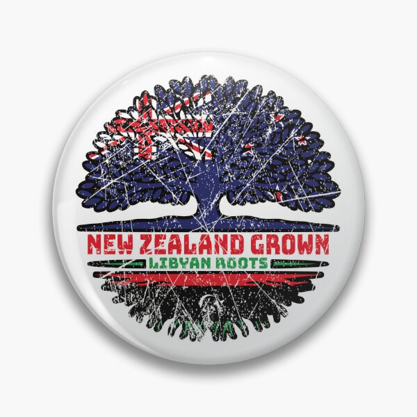 Item preview, Libya Libyan New Zealander New Zealand Tree Roots Flag designed and sold by FlagX.