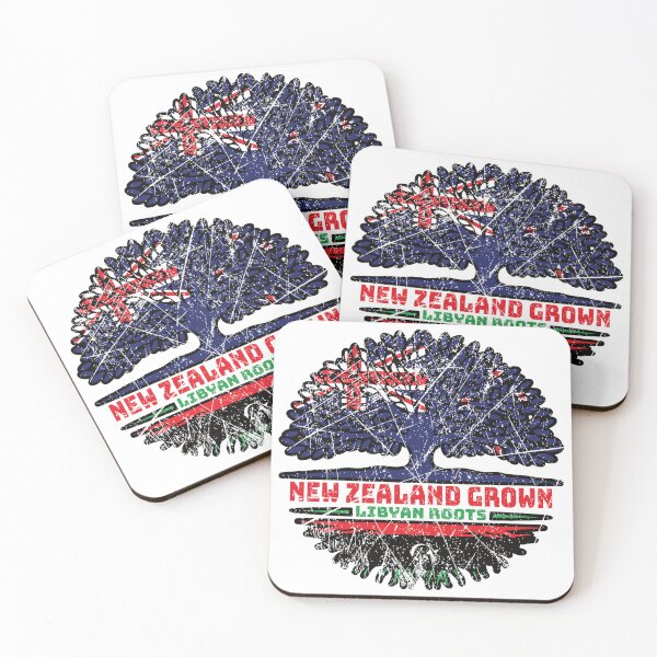 Item preview, Libya Libyan New Zealander New Zealand Tree Roots Flag designed and sold by FlagX.