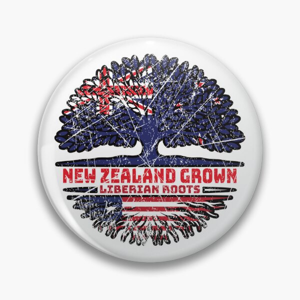 Item preview, Liberia Liberian New Zealander New Zealand Tree Roots Flag designed and sold by FlagX.