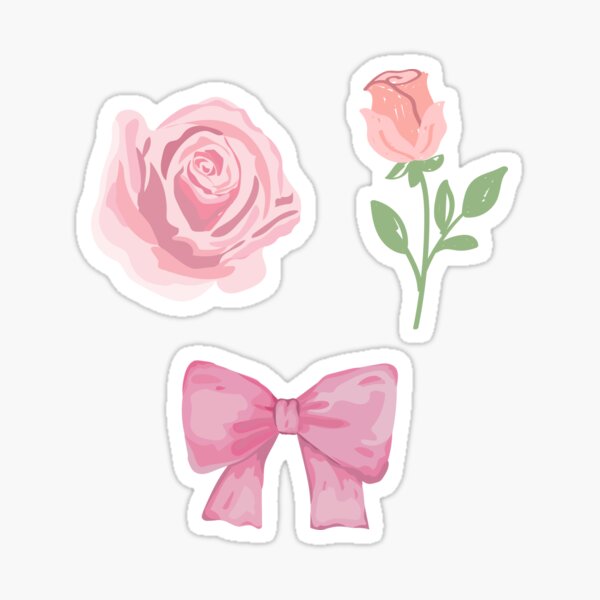 Artikel-Vorschau von Girly Rosen und eine Schleife, designt und verkauft von cutiepookie.