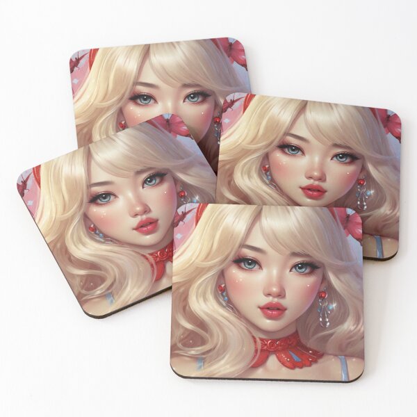 Item preview, Anime girl with red butterflies  designed and sold by Millionsxi.