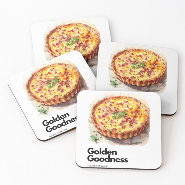 Item preview, Quiche Lorraine Aquarel designed and sold by Lexa Pix.