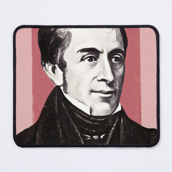 Item preview, British Poet Thomas Hood - maroon - illustration designed and sold by Litstoy.