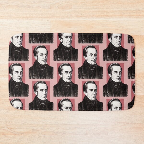 Item preview, British Poet Thomas Hood - maroon - illustration  designed and sold by Litstoy.
