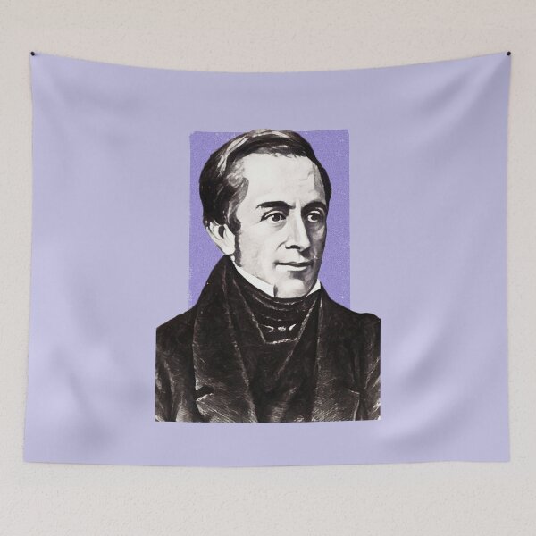 Item preview, British Writer Thomas Hood - Purple - illustration  designed and sold by Litstoy.