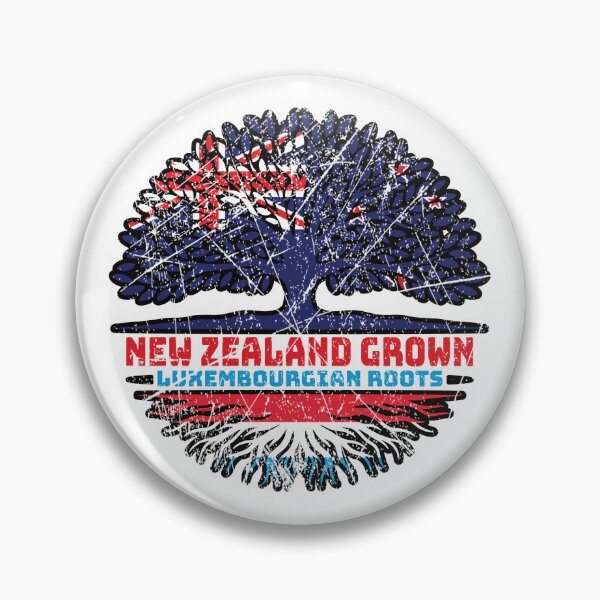 Item preview, Luxembourg Luxembourgian New Zealander New Zealand Tree Roots Flag designed and sold by FlagX.