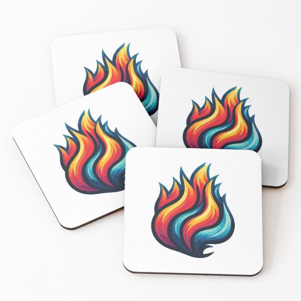 Item preview, Curvy Flames designed and sold by PolarGraphicsSA.