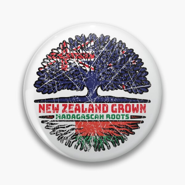 Item preview, Madagascar Madagascan New Zealander New Zealand Tree Roots Flag designed and sold by FlagX.