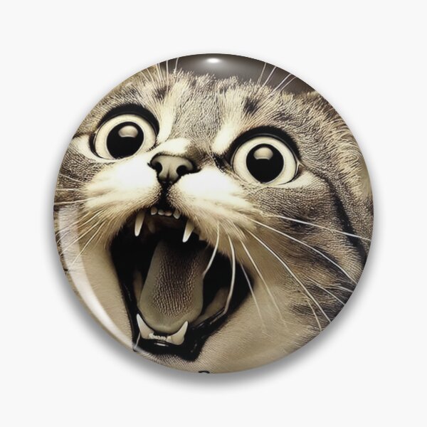 Item preview, When the Doorbell Rings - Funny Cat Screaming Meme designed and sold by CatmemesArt.