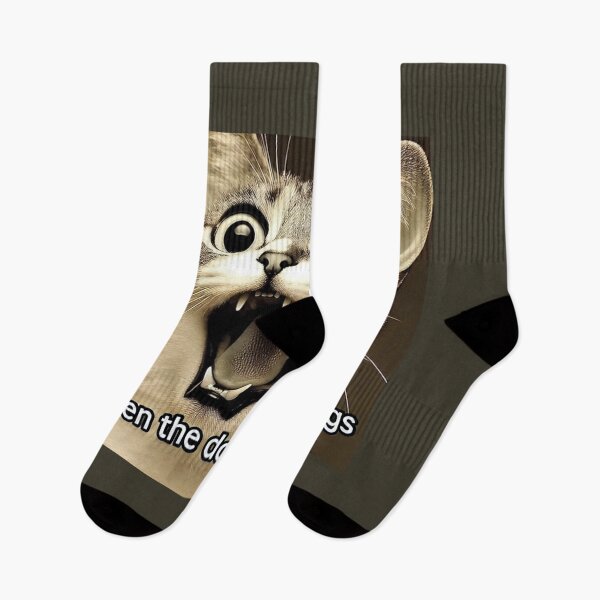 Item preview, When the Doorbell Rings - Funny Cat Screaming Meme designed and sold by CatmemesArt.