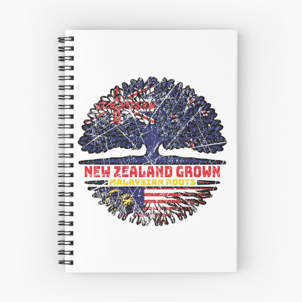 Item preview, Malaysia Malaysian New Zealander New Zealand Tree Roots Flag designed and sold by FlagX.