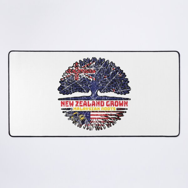Item preview, Malaysia Malaysian New Zealander New Zealand Tree Roots Flag designed and sold by FlagX.