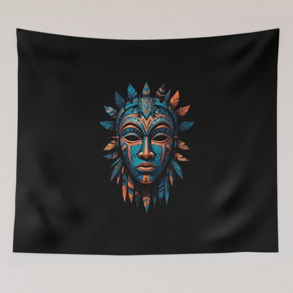 Item preview, An Abstract Cubism-Inspired Design Depicting An Ancient African Mask designed and sold by Adelberton.