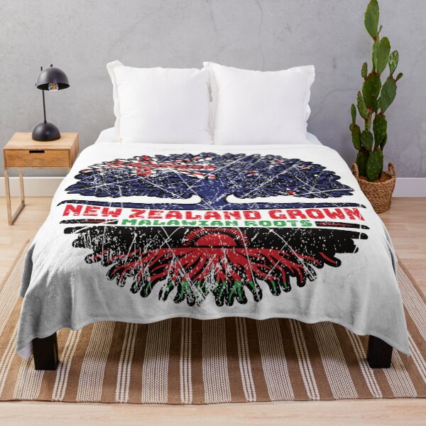 Item preview, Malawi Malawian New Zealander New Zealand Tree Roots Flag designed and sold by FlagX.