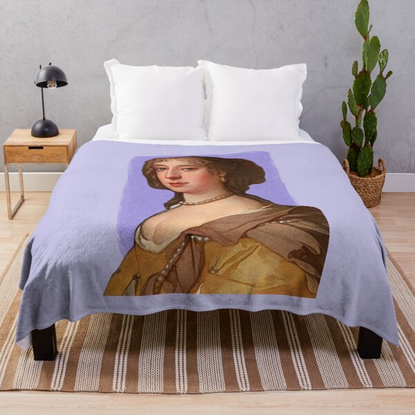 Item preview, English Poet Anne Killigrew - Purple - illustration  designed and sold by Litstoy.
