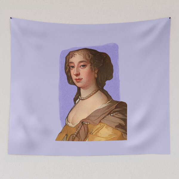 Item preview, English Poet Anne Killigrew - Purple - illustration  designed and sold by Litstoy.