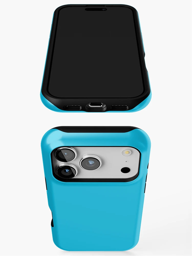 Thumbnail 3 of 4, iPhone Case, Blue Raspberry designed and sold by KinitaDesign.