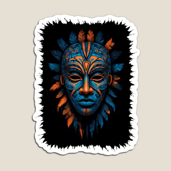 Item preview, An Abstract Cubism-Inspired Design Depicting An Ancient African Mask designed and sold by Adelberton.