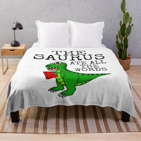 Item preview, Thesaurus Ate All The Words, Dinosaur T-Rex Funny designed and sold by doodlerob.