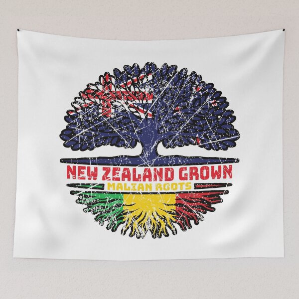 Item preview, Mali Malian New Zealander New Zealand Tree Roots Flag designed and sold by FlagX.