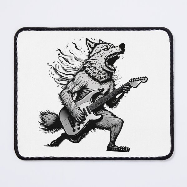 Item preview, Howling Wolf Guitar 5 designed and sold by SmARTNiki.