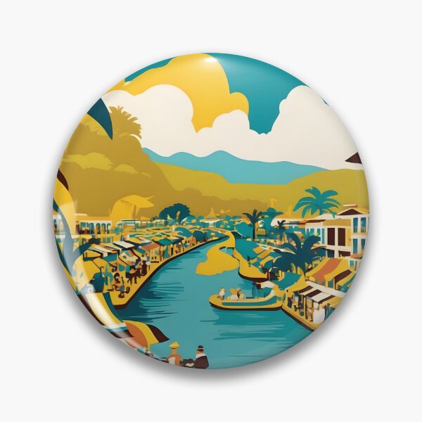 Item preview, Pucallpa Peru Vintage Travel Tourism designed and sold by TravelersGems.