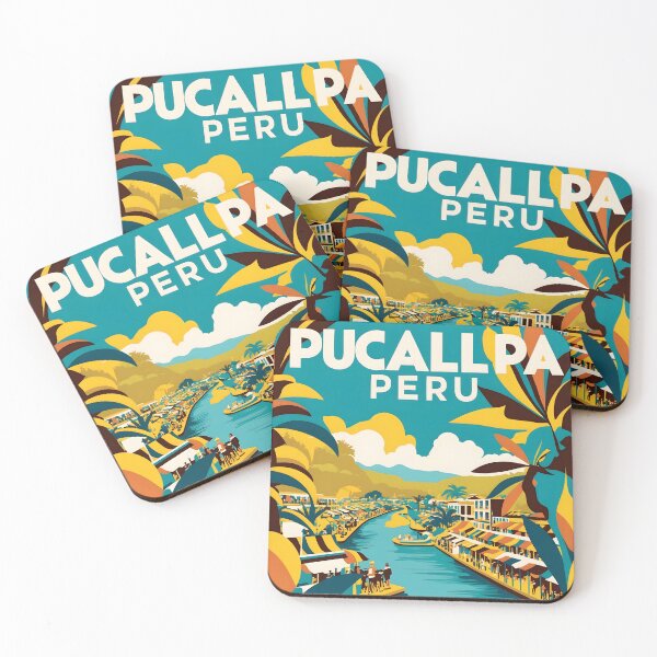 Item preview, Pucallpa Peru Vintage Travel Tourism designed and sold by TravelersGems.