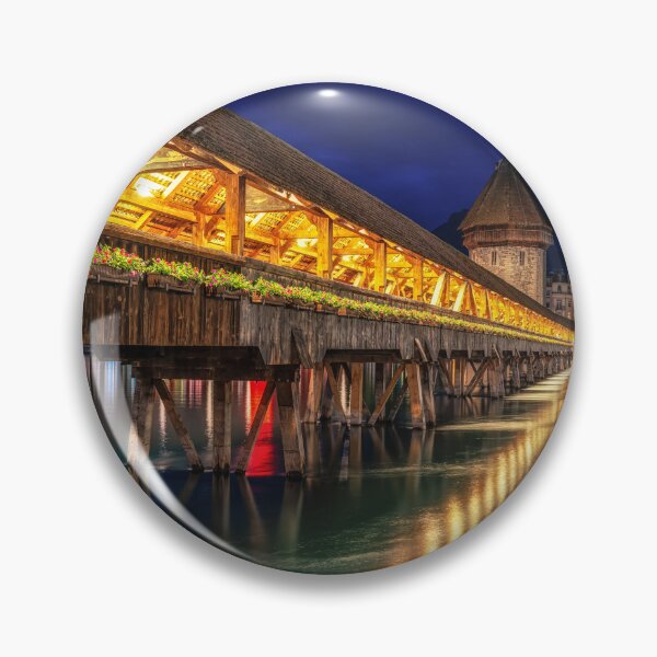 Item preview, chapel bridge at night designed and sold by aaronchoi.