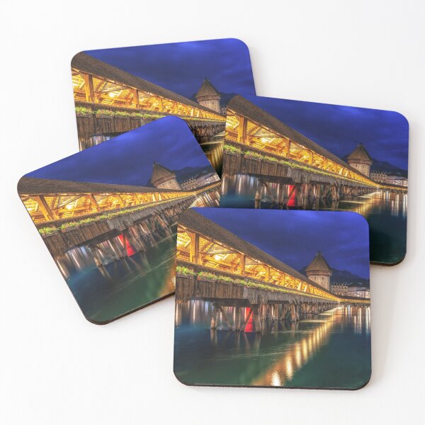 Item preview, chapel bridge at night designed and sold by aaronchoi.