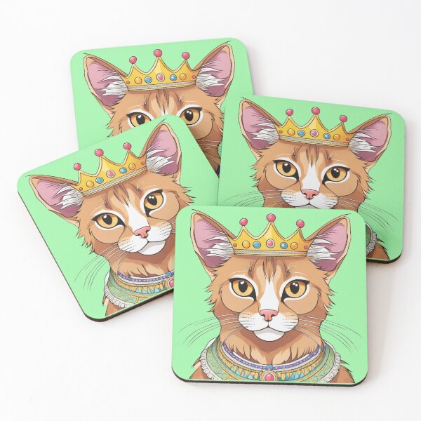 Item preview, "Fresh mint vibes" - Somali cat designed and sold by VariousGoodies.
