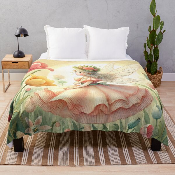 Item preview, Watercolor of Tulip Fairy designed and sold by FairyArt519.