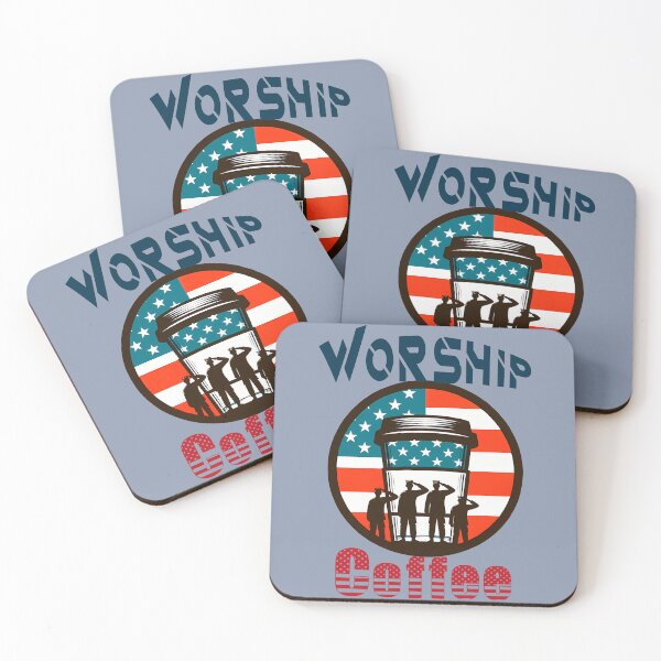 Item preview, Worship Coffee designed and sold by TheInkyOwl-TIO.
