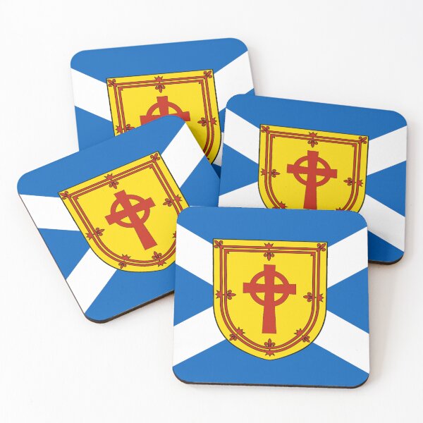 Item preview, Scottish Saltire Flag with Celtic Cross Shield (Bratach Saltire na h-Alba le Sgiath Crois Cheilteach) designed and sold by JonathanR1994.