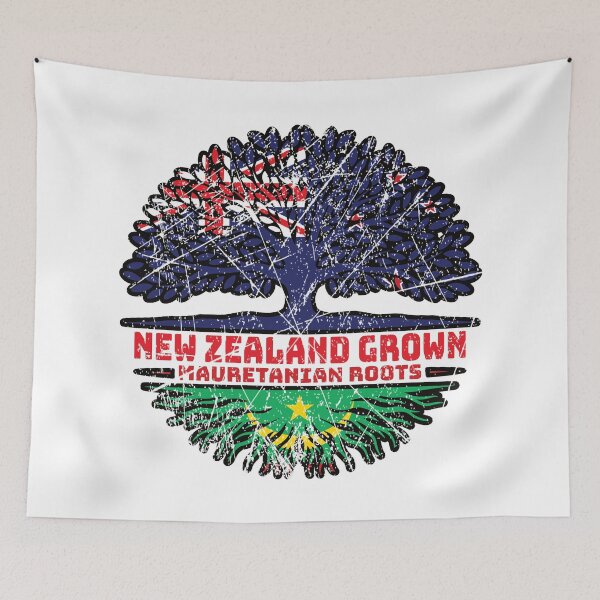 Item preview, Mauretania Mauretanian New Zealander New Zealand Tree Roots Flag designed and sold by FlagX.