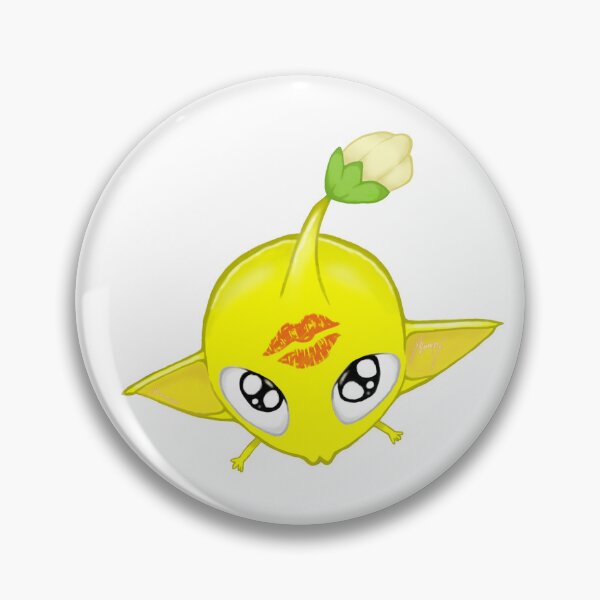 Item preview, Yellow Pikmin with Kiss on Forehead designed and sold by xraeyex.