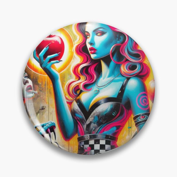 Item preview, Neon Eve in the Digital Garden designed and sold by ViccaArt.