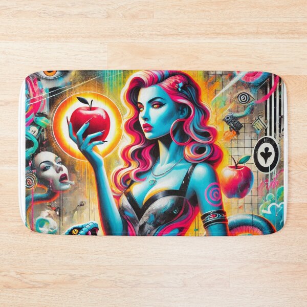 Item preview, Neon Eve in the Digital Garden designed and sold by ViccaArt.