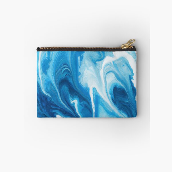 Item preview, Blue Abstract Art Acrylic Pouring designed and sold by maniacfitness.