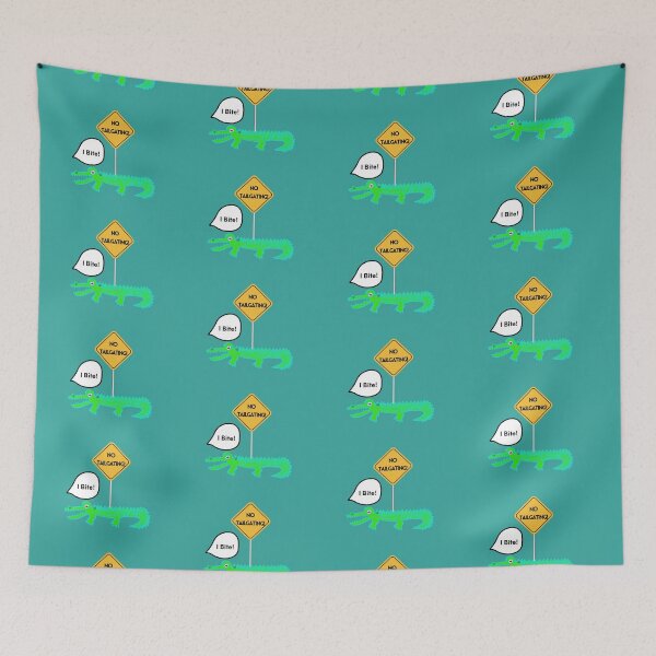 Item preview, LaMaisonOfMY NO TAILGATING TEES ALLIGATOR COLLECTION NO.1 GREEN designed and sold by LaMaisonOfMY.