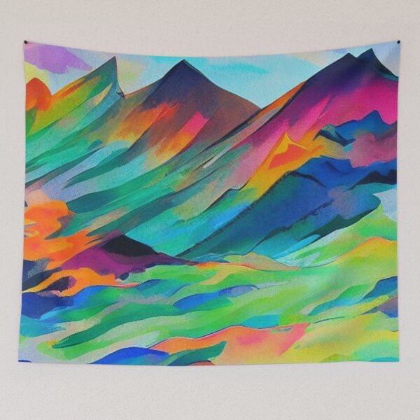 Item preview, Fjellandskap 9 designed and sold by George Hutton Hunter.